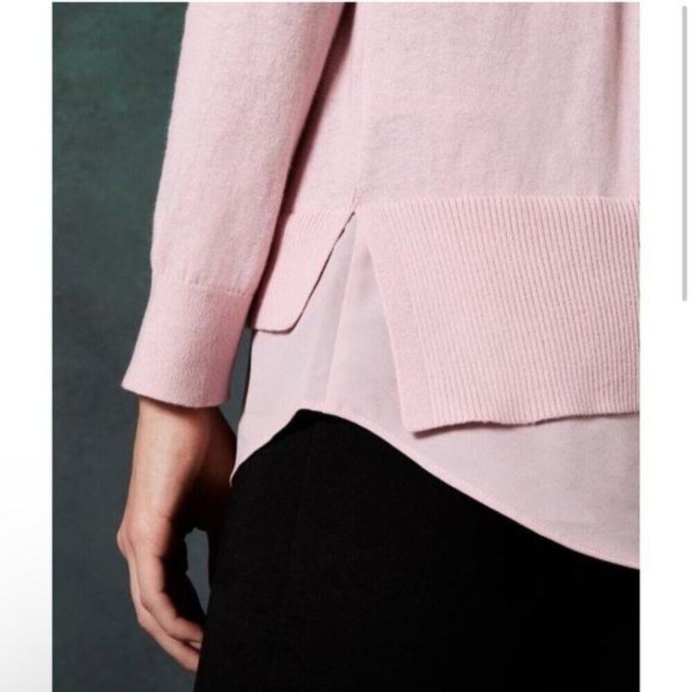 Ted Baker Nansea Floral Collar Sweater Pink Size Medium New with tag - Picture 4 of 12